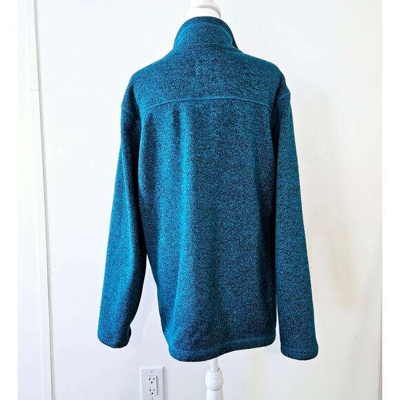 Merona Size Large Polyester Bluish Green Long-Sleeved Womens Pullover Sweatshirt - Picture 14 of 16